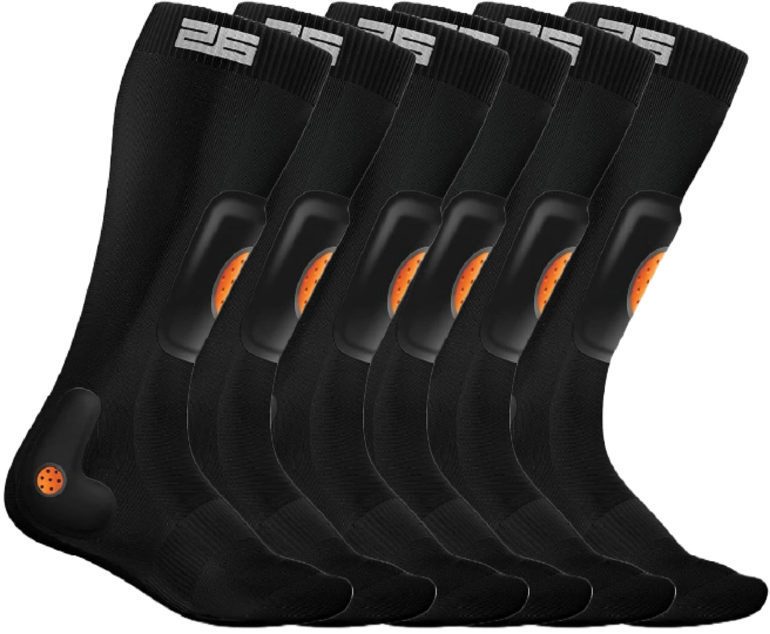 Stable 26 Ski Tibial Socks (6 Pairs)