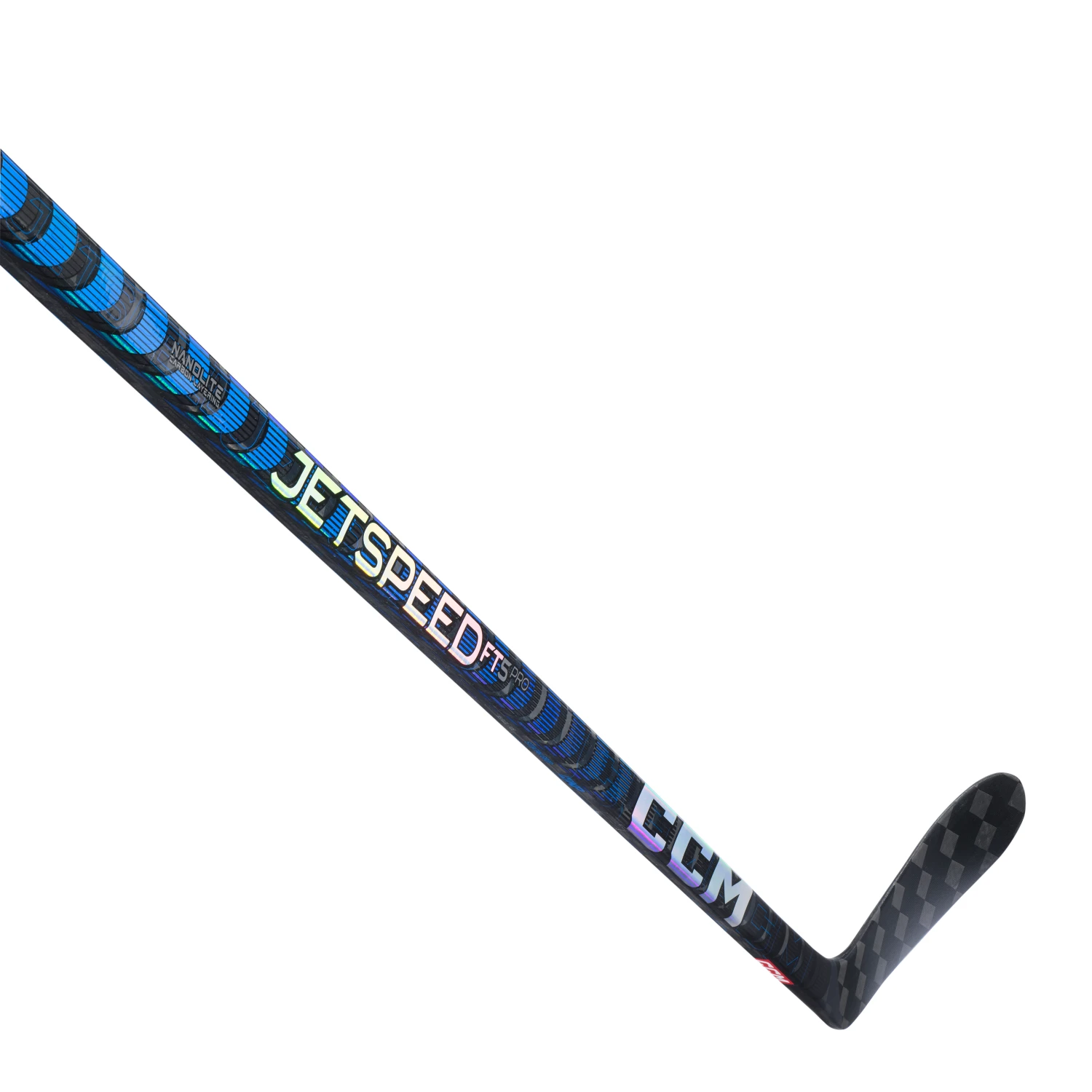 CCM JetSpeed FT5 Pro Intermediate Hockey Stick (Blue) - Image 3
